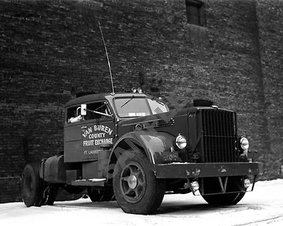 1950 Diamond T Van Buren Co Fruit Exchange Semi Truck Rig 8 X 10  Photo 41 • $7.43