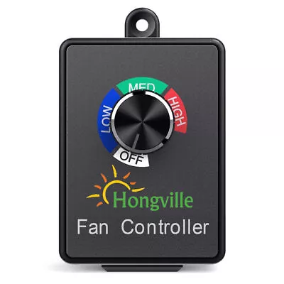 Hongville 3 Amps Variable Fan/Router Speed Controller For Duct & Hydroponics Fan • $10.99