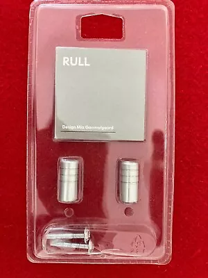 IKEA Rull Brushed Chrome Door Knobs Suitable For Kitchen Or Bathroom Cabinets • £1.50