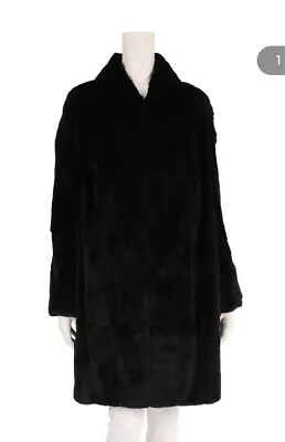 MARNI Fur Coat Weasel Woman's Jacket Ladies Outer Dark Brown Beauty Product USED • $263.24