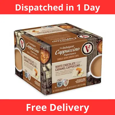 Victor Allen's Coffee K-Cup Pods White Chocolate Caramel Cappuccino (42 Count) • $28.68