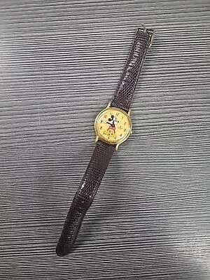 MEN'S LORIS BY SEIKO GOLD TONED MICKEY MOUSE WATCH Read • $24.98