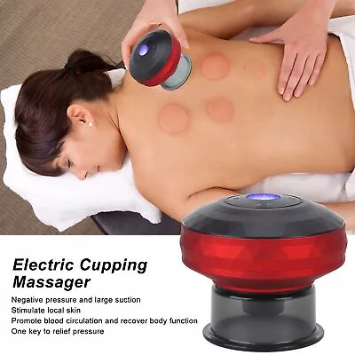 Electric Cupping Therapy Massager Negative Pressure 6 Gears Hot Compress Gua L2S • $15.86