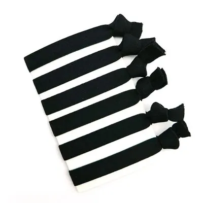 6Pcs/set No Damage Knotted Mens Hair Ties  For Long Curly Long Hair • £3.64