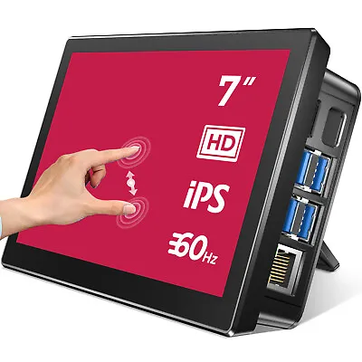 UPERFECT 7 Inch Raspberry Pi Display Touch Screen 1024x600 IPS LCD Monitor HDMI • £109.99