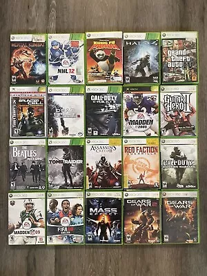 Xbox 360 Video Game Bundle Lot Of 20 Games • $60