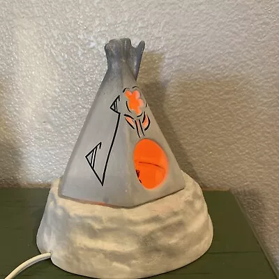 Vintage Native  American Night Light Lamp Artist Signed Redeye • $23.20