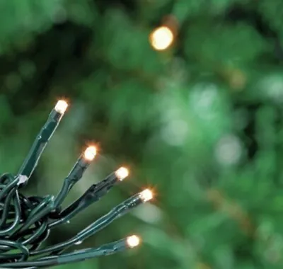 8 Function Warm White 14.34mtr Fairy Lights 240 LED UK Mains Plug Christmas Tree • £20.99