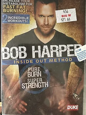 New & Sealed Bob Harper Inside Out Method DVD Pure Burn Super Strength Reg All • $2.99