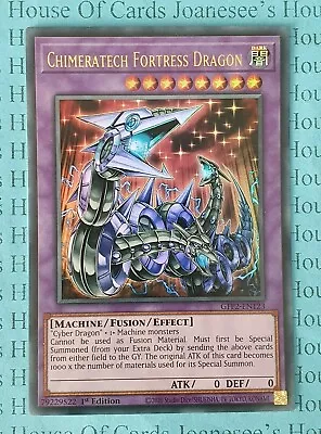 Chimeratech Fortress Dragon GFP2-EN123 Ultra Rare Yu-Gi-Oh Card 1st Edition New • £2.40