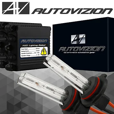 AUTOVIZION 55W HID KIT SLIM Xenon H1 6000K Blue Beam Headlight Conversion Light • $34.99