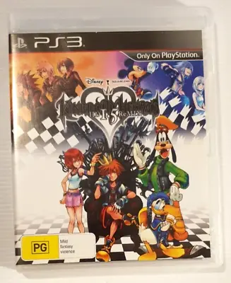 KINGDOM HEARTS HD 1.5 REMIX Game For Sony PlayStation 3 PS3 PAL REG4 With Manual • $19.85