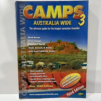 Camps Australia Wide 3 Third Edition Free Camping Caravan Parks Guide Book • $31.95