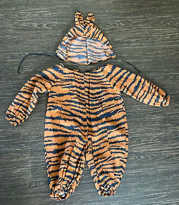 $25.99 • Buy Handmade Halloween Toddler Tiger Costume, Vintage Halloween Costume, 100%cotton