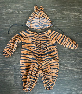 $25.99 • Buy Handmade Halloween Toddler Tiger Costume, Vintage Halloween Costume, 100%cotton