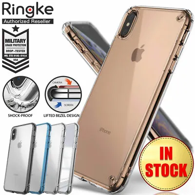 $15.99 • Buy IPhone XS Max XR X Case Genuine Ringke Fusion Clear Slim Cover For Apple