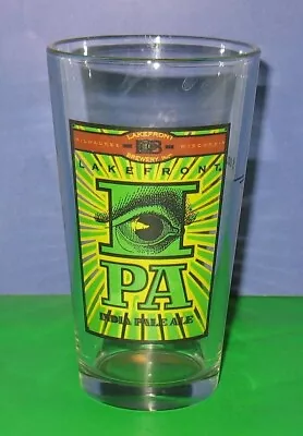 Lakefront Brewery Pint Glass India Pale Ale IPA Milwaukee Wisconsin • $7.99