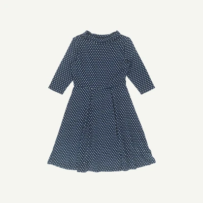 £26 • Buy Seasalt Cornwall Womens Blue Organic Cotton Skater Polka Dot Dress Size 14