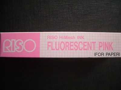 FLUORESCENT PINK - RISO Print Gocco Hi Mesh INK For Paper Screen Printer • $18.99