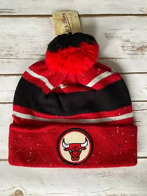 Mithchell & Ness Speckled Pom Beanie Nba Chicago Bulls New With Tags • $12.99