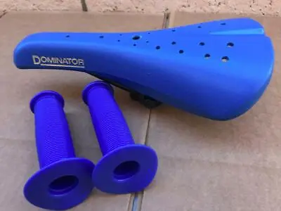 $38.99 • Buy New  Old School Bmx  Hard Shell BLUE Seat With Grips GT DYNO Viscount Dominator