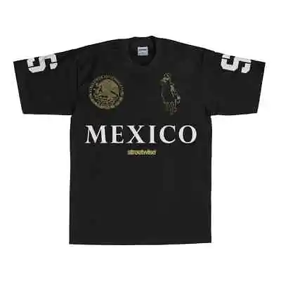 Streetwise Narco Polo T-Shirt - Mexico Chicano Streetwear Tee Black • $31.50