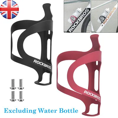 Bicycle Water Bottle Cage Cycling MTB Mountain Road Bike Metal Drink Cup Holder • £8.20