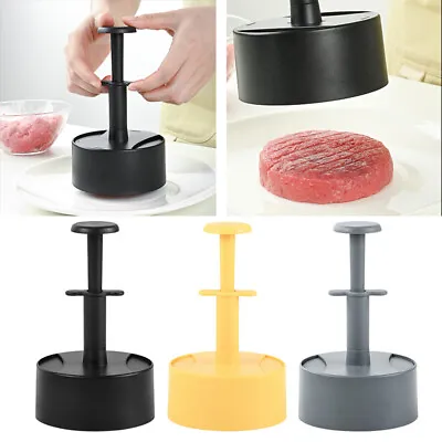 Non Stick Hamburger Press Burger Meat Beef Grill Patty Maker Mould Kitchen  • £5.38