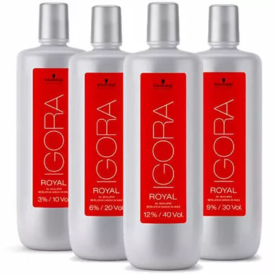 Schwarzkopf Igora Royal Oil Developer 900ml 3% 6% 9% 12% • $29.95