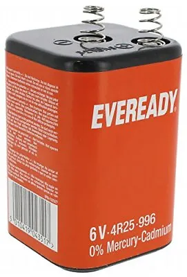 Eveready 4R25 6v Carbon Zinco Battery • £9.96