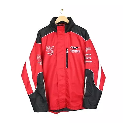 Yamaha Vintage Racing Jacket Virgin Media Embroidered F1 Full Zip Coat Size XXL • £89.99