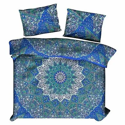 £33.66 • Buy Decorative Mandala Queen Size Hippie Donna Duvet Cover Reversible Outfitter