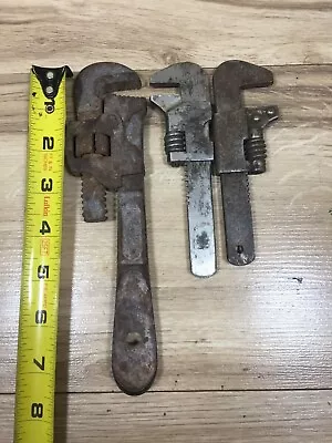 Antique Adjustable Monkey Bicycle Bike Wrench Tool Lot • $59.99