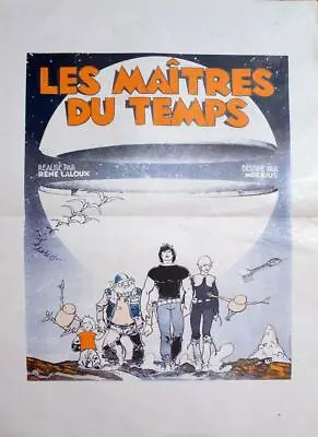 Les Maitres Du Temps / Time Masters - Moebius / Laloux - Original Movie Poster • $189.99