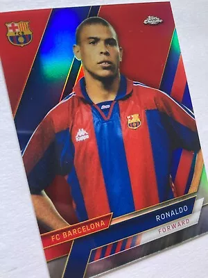 2023 Topps Chrome FC Barcelona Official Team #33 Ronaldo R9 Barca Refractor /99 • $35.99