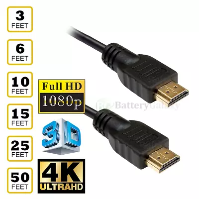 4K HDMI Cable UHD Ultra HD HDTV 3D 2160P HDR 120Hz 18Gbps Dolby HDCP 2.2 Lot • $5.99