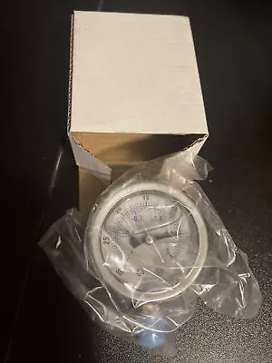 $12 • Buy Vacuum Gauge 2  Case 30  Hg 1/4  NPT Brass Lower S/S Case Liquid Filled 069ER21