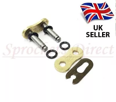 Gold 530 O Ring Motorcycle Bike Dirt Bike Atv Quad Drive Chain Split Link • £5.49