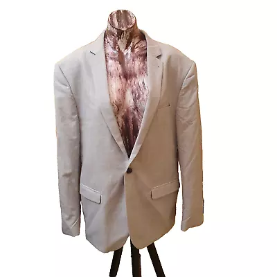 Connor Dress Jacket Men's Size 44 Slim Grey/White Check Lined Pockets VGC • $35.32