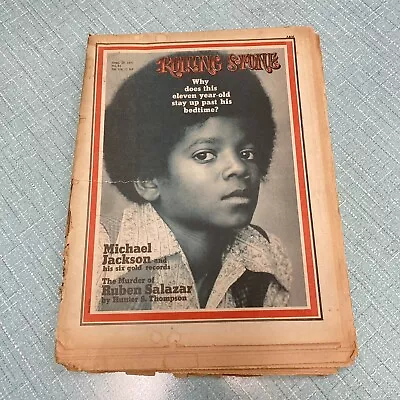 #81 APRIL 29 1971 ROLLING STONE Vintage Music Magazine -- MICHAEL JACKSON HST • $7.99