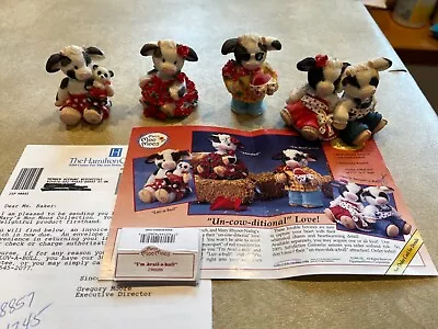 Collectable Mary Moo Moos Figurines Lot Of 4 1997 • $50