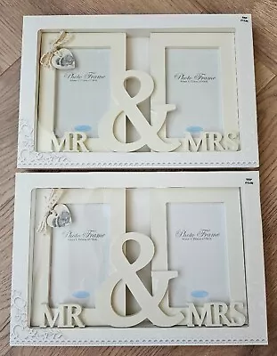 ✅ 2x Mr & Mrs Wedding Day Double Photo Frame - Me To You / Tatty Teddy RRP £12 • £9.99