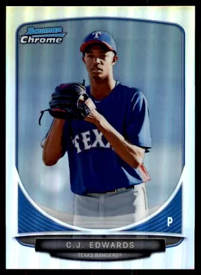 2013 Bowman Chrome C.J. Edwards Baseball Cards #BCP144 • $4.50