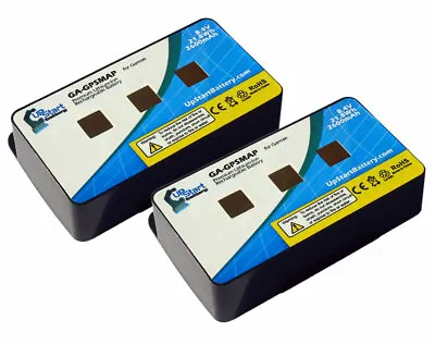 2x Battery For Garmin GPSMAP 276 276C 296 376 376C 378 396 478 495 010-10517-01 • $38.99