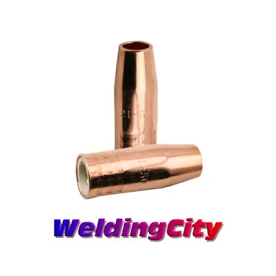 WeldingCity® 2-pk MIG Welding Gun Nozzle 21-50-F 1/2  For Lincoln 100L Tweco 100 • $12.29