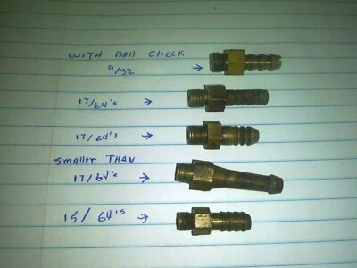 $35 • Buy 1920's  Trico Anco Vacuum Windshield Wiper Line  Adapter Fitting   