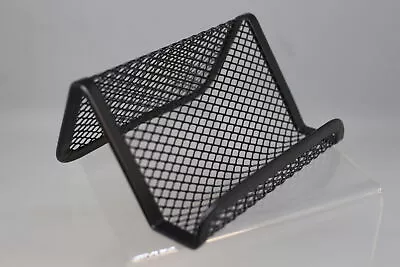 Metal Mesh Business Card Holder For Desk Office Business Card Holder - New • $6.98