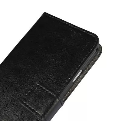 For IPhone 7/8 SE 2020 2022 Black Leather Credit Card Slot Wallet Flip Case • $14.95