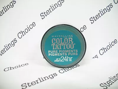 Maybelline Color Tattoo Pure Pigments EyeShadow #5 Never Fade Jade • $6.49