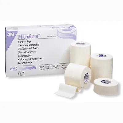 3M 1528-4 Microfoam Surgical Tape-3/Box • $31.58